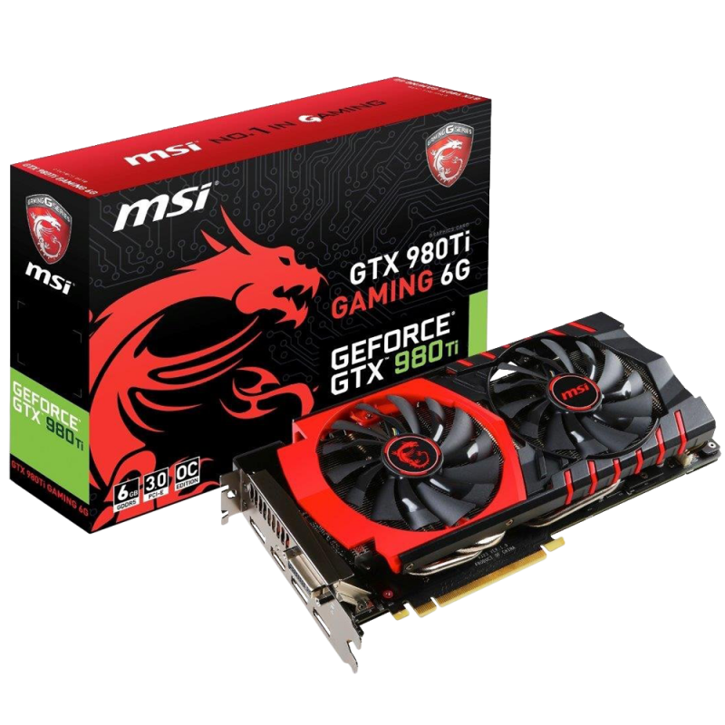 MSI GTX 980Ti GAMING 6G - NVIDIA GeForce PCI 