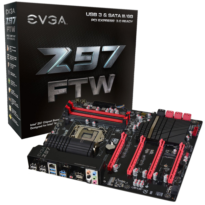 EVGA Z97 FTW LGA1150 ATX 4 DIMM Dual-Channel 
