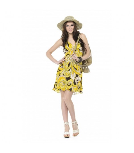 Printed Chiffon Dress